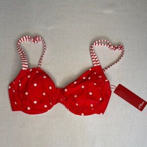 LOEWE Red Polka Dot Women's Bra